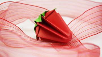 origami-erdbeere