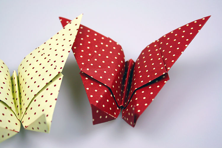 basteln mit papier origami Tutorial Origami Handmade